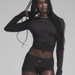 SKIMS Dolce & Gabanna Black Cotton Long Sleeve M Photo 2