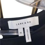 Lark & Ro Black Short Sleeve blouse classic timeless professional Fall Size XL Photo 2