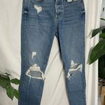 GRLFRND  Karolina High-Rise Medium Wash Distressed Skinny Jeans Size 27 Photo 0