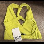 ZARA NWT  Neon Yellow Bodysuit Photo 4