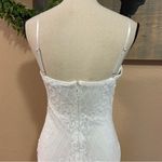 Lulus NWOT The  Moonlit Love White Sequin Bustier Sleeveless Midi Dress Photo 3
