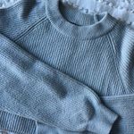 Cotton Candy LA Cropped Blue Sweater Photo 1