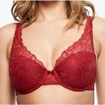 Chantelle  Molitor Convertible Bra in Claret Red Lace Size 32DD C26310 Photo 0