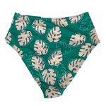 Cupshe NWT  Palm Leaf High Waisted Bikini Bottoms Photo 4