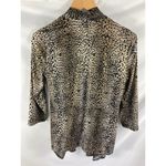 Chico's  Travelers Animal Print Cardigan Size 0 / Small Photo 3