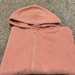 Twik Organic Cotton Blend Hoodie in Soft Pink Size L Photo 4