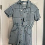 Light Blue Denim Romper Photo 0