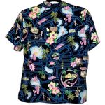 Caribbean Joe  small womens blouse tropical palm tree c.j.’s beach cabana summer Photo 8