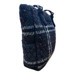 Vera Bradley  Black and White Textured Tote Bag Photo 1