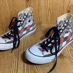 Converse  Chuck Taylor All Star high Top Unisex Shoe patriotic flag Red Black Photo 0