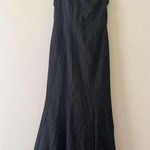 NWOT Black Formal One Shoulder Long Bridesmaid Prom Dress Size 6 Photo 0
