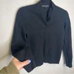 Brooks Brothers  | V Neck‎ Merino Wool Sweater Black Large Photo 1