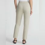 Lafayette 148 NY Women’s Techo Stretch Twill Stanton Pant Khaki Color SIZE 12 Tan Photo 3