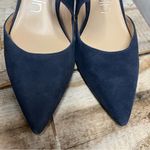 Calvin Klein  9608074 Larin Blue Suede Slingback Heels Classic Designer Party 11M Photo 6