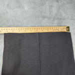 Banana Republic  Womens Wide Leg Cropped Pants Black Linen Blend Size 12 Photo 5