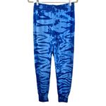 Red Haute NEW Blue Tie Dye Jogger Sweatpants Medium Loungewear Photo 5