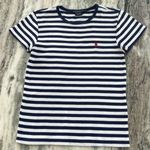 Ralph Lauren  Women's Slim Fit Striped Rib-Knit Cotton Crew Neck T-Shirt Photo 1