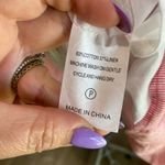 Marie Oliver Sailor Red White Striped Cotton Linen Ruffle Dress Women’s Sz M Photo 7