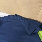 Ladies Navy Blue scrub top NWT SZ L Size L Photo 3