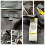 Anne Klein Ann Klein Suit Jacket Blazer Charcoal Gray Size 14 Sheen NWT Executive Office Photo 6