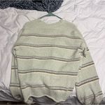 Cloud Chaser green striped sweater Photo 2