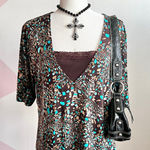 Sag Harbor Vintage Wrap Layered Top Y2K Boho Indie Retro Minimalist‎ Festival 2000s Large Photo 0