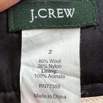 J.Crew  Black Layered Ruffle Shirt. 80% Wool Elastic Waist Thick Material… Photo 10