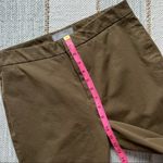 Everlane  The Fixed Waist Stretch Military Green Cropped Pants Women’s Size 10 Photo 6