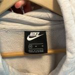 Nike Light Gray Hooded Logo Sweatshirt size Medium like new Photo 2
