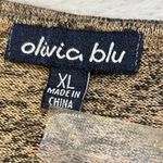 Olivia Blu Brown Polka Dot Women's Top Photo 6