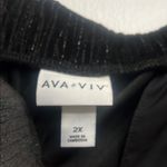 - Women's Velvet Trousers - Ava & Viv Black with silver detail 2X Photo 3