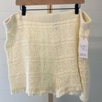 Time and Tru Macrame Coverup Shorts Cream Size 2X Photo 1