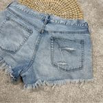 We The Free Free People  Jean Mini Short Distressed Cut Off Button Fly Size 30 Photo 6