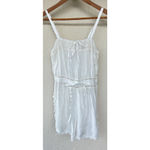 Urban Outfitters Juliette Lace Inset Romper S Eyelet Ruffles Cottage Coquette Photo 4