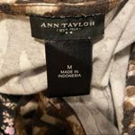 Ann Taylor  || Brown/tan animal print top Photo 4