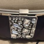 Kate Landry  Navy Blue Satin Clutch/Shoulder Bag Photo 1