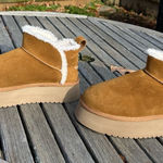 Koolaburra by UGG Women's Ultra Mini Platform 'Chestnut' size 9 winter clog Photo 0