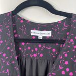 Karina Grimaldi  pink‎ black floral long sleeve mini dress Photo 6