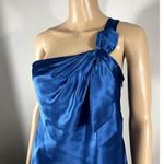 Ann Taylor  Silk Tie One Shoulder Shelf Bra Top Blouse Camisole Women 2P Blue Photo 0
