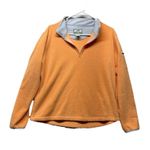 Horny Toad  Orange Quarter Zip Fleece Pullover Jacket Sweater Womens Size M Photo 0