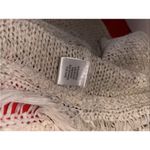 Dolled Up  Cream Crocheted Fringe Vest 18x28” EUC Photo 5