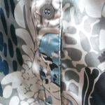 BCBG MaxAzria XS Animal Print Satin Fitted Top Photo 4