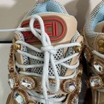 Gucci Flashtrek Leather Mesh Removeable Crystal Sneakers Beige EU 35 5 Photo 11