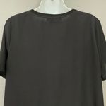 Lyke Mynded Wolf‎ Top Short Sleeve Black Sz Medium Relaxed Fit Lightweight Shirt Photo 5