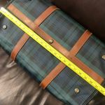 Ralph Lauren Black Watch Plaid Boston Travel Tote Shoulder Bag 50 Photo 10