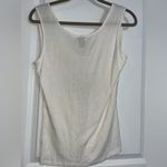 Aziz VTG Y2K Sleeveless Colorful Beaded Fabric Rosettes Beige Spandex Tank Top L Pink Size L Photo 7