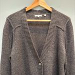 360 Cashmere  V Neck Cardigan in Dark Grey L Photo 1