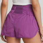 Free People Movement  The Way Home Purple Magenta Athletic Shorts Photo 1