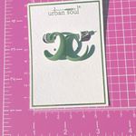 Urban soul earrings small open loop green lightweight Photo 3