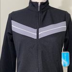 Be inspired  black with Grey zip up jacket NWT PS Photo 2